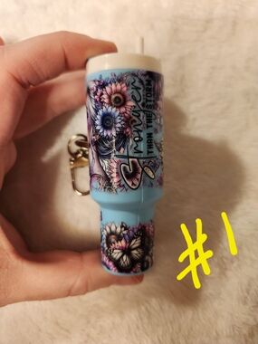 Handmade Tumbler Keychain